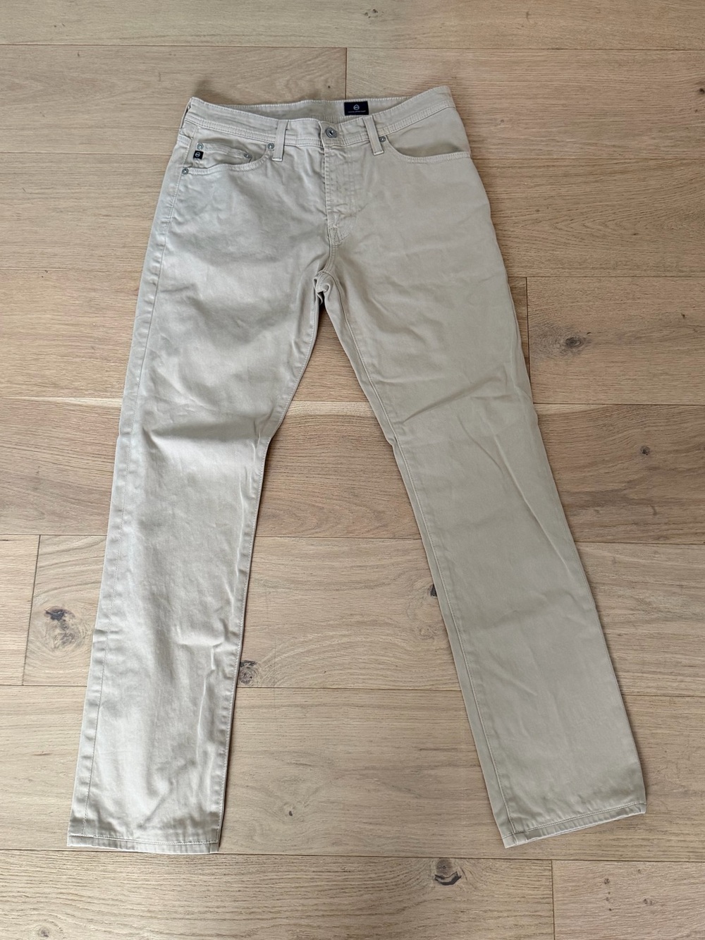 Men’s AG Tan Straight Leg Pant